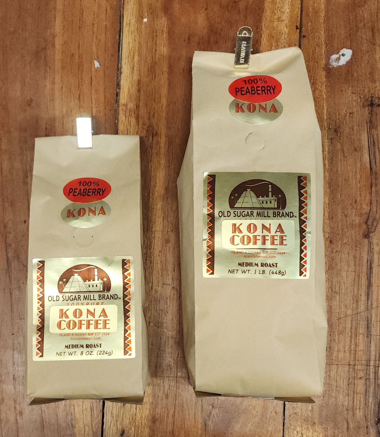 100% Kona Coffee Peaberry