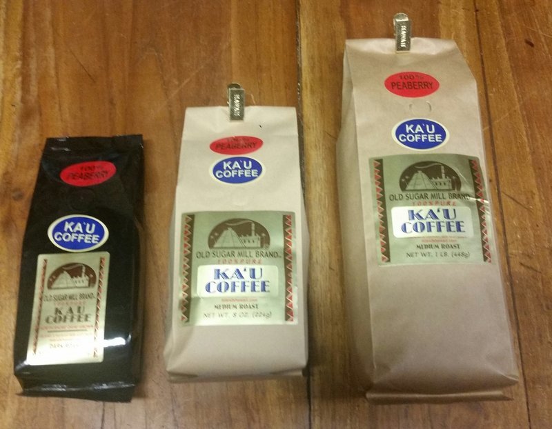 100% Ka'u Peaberry Coffee