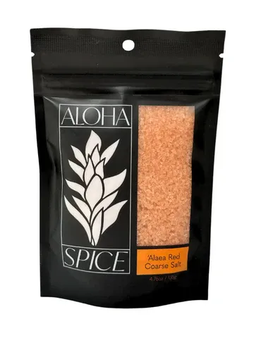 Aloha Spice Company 'Alaea Red Hawaiian Sea Salt (Coarse)