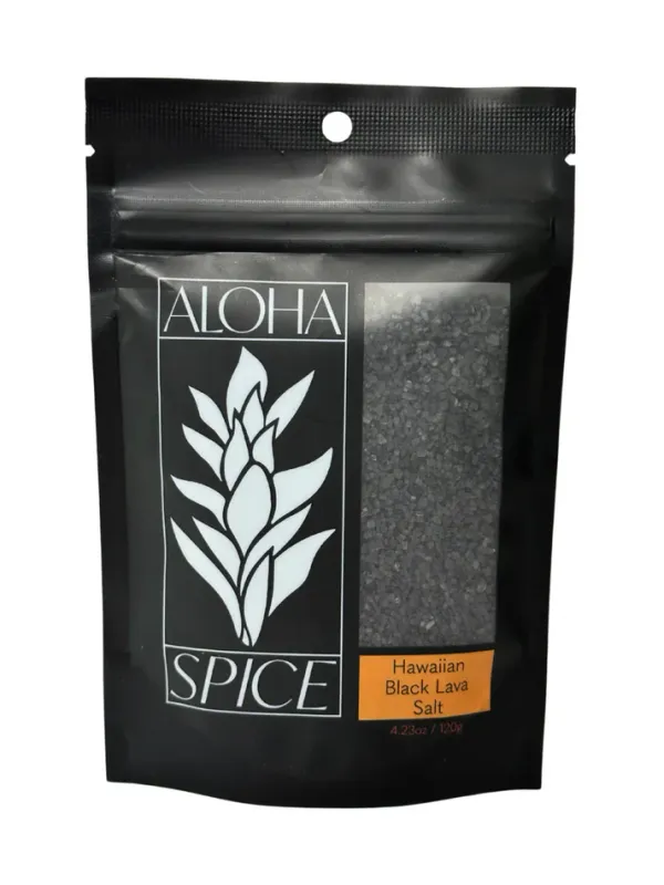 Aloha Spice Company Black Lava Hawaiian Sea Salt