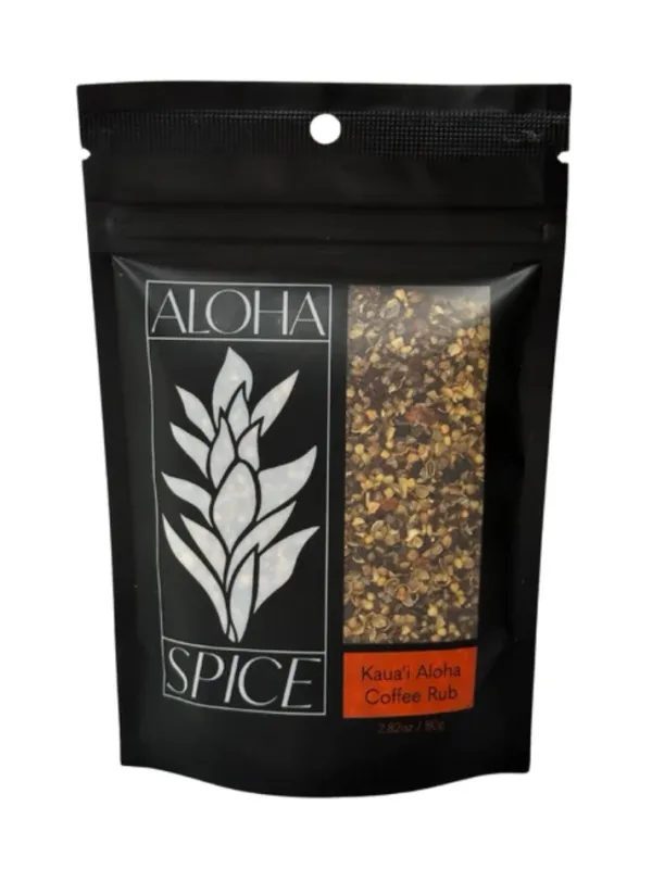 Aloha Spice Company Kaua’i Aloha Coffee Rub & Seasoning