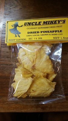 Uncle Mikey's Gourmet Dried Pineapple