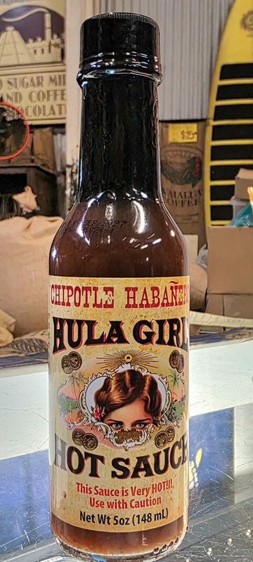 Hula Girl Chipotle Habanero Hot Sauce