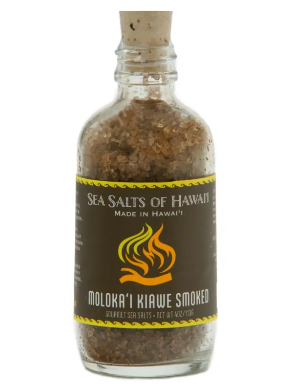 Sea Salts Of Hawaii Moloka'i Kiawe Smoked