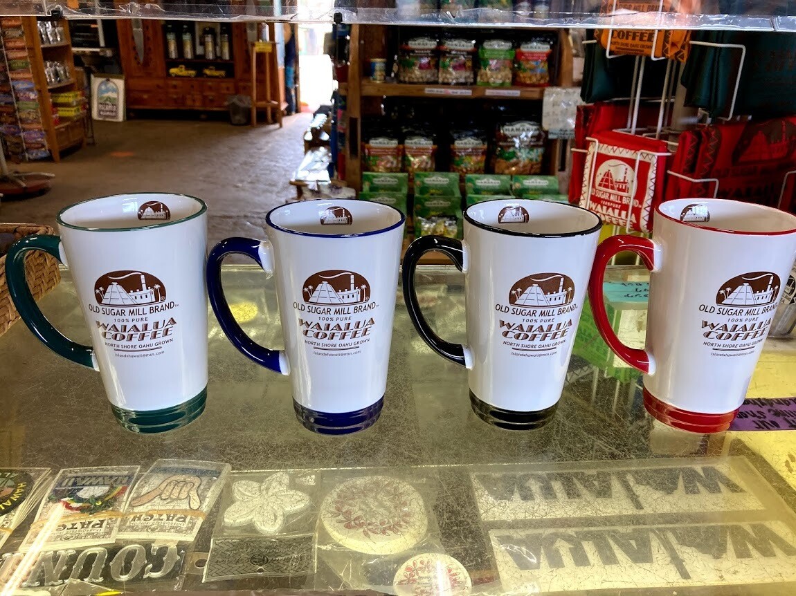 Old Sugar Mill Waialua Coffee Funnel Mug 17 oz. Old Sugar Mill Waialua Coffee Funnel Mug 17 oz.