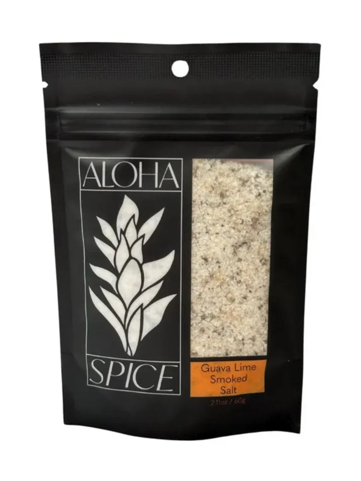 Aloha Spice Company Guava Lime Smoked Sea Salt Aloha Spice Company Guava Lime Smoked Sea Salt