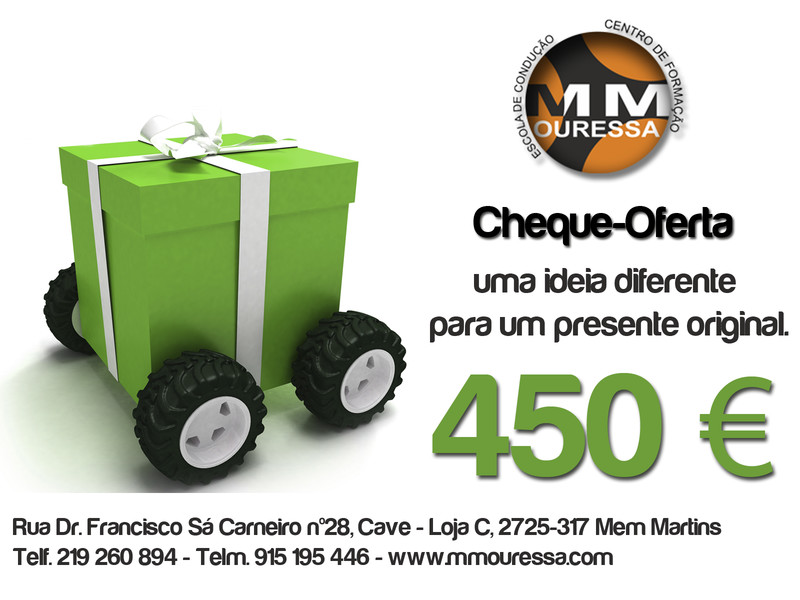 Cheque Oferta 450€