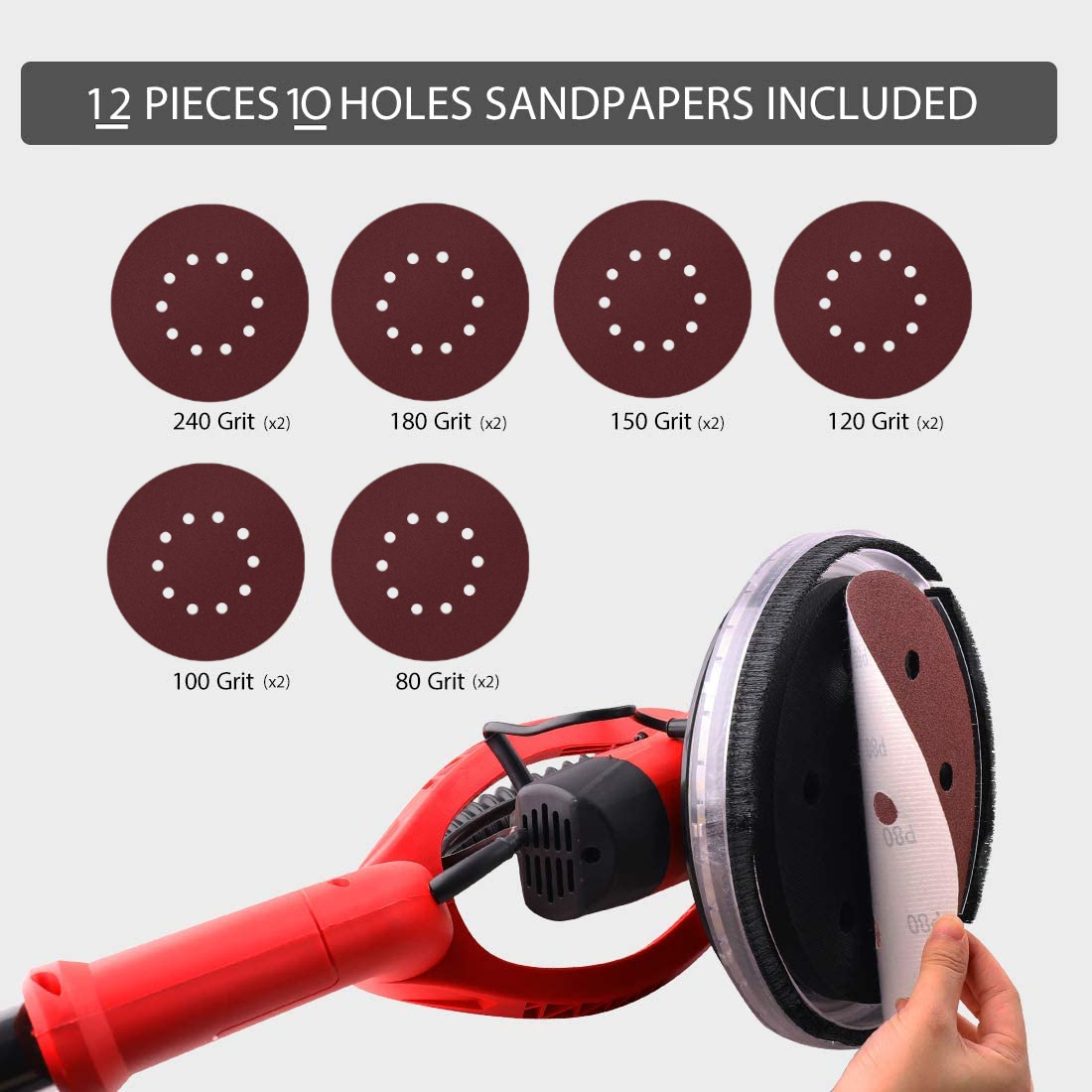 POWER PRO 1850 Electric Drywall Sander POWER PRO 1850 Electric Drywall Sander