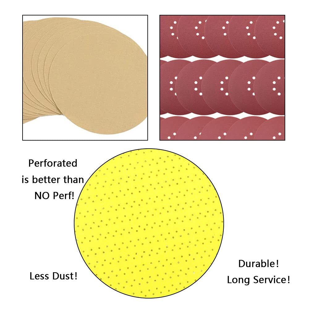 10 Pack 220-grit Perforated Sanding Discs - For Drywall Sanders 10 Pack 220-grit Perforated Sanding Discs - For Drywall Sanders