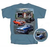 Chevelle, Nova, 67 Camaro, 69 Camaro - Super Chevrolet Service Muscle Garage