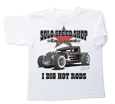 Solo Speed Shop Hauler Kids "I Dig Hot Rods"