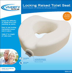 Locking Raised Toilet Seat