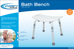 Adjustable Bath Bench without Back