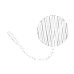 Electrodes, Foil Bag, 2.0" Round, White Cloth
