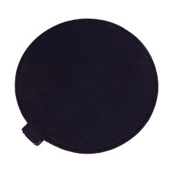 Poly Bag, 3&quot; Round, Black, Rubber Electrode