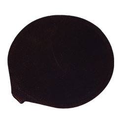 Poly Bag, 4&quot; Round, Black, Rubber Electrode