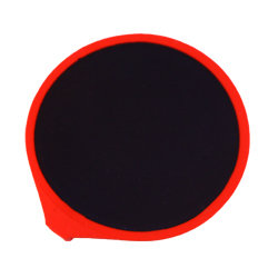 Poly Bag, 4&quot; Round, Red, Rubber Electrode