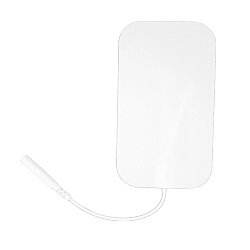 Electrodes, Foil Bag, 2.0" x 3.5", White Foam