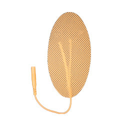 Electrodes, Foil Bag, 2" x 4" Oval, Tan Cloth
