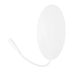 Electrodes, Foil Bag, 2" x 4" Oval, White Foam