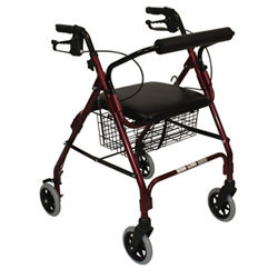 Rollator with Padded Seat