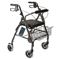 Rollator with Padded Seat