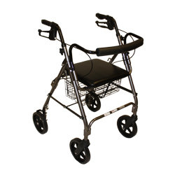 Deluxe Rollator with Padded Seat