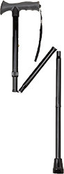 Designer Folding Cane, Black
