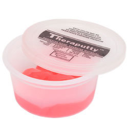 Cando Theraputty, red, 2 ounce