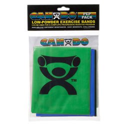 Cando band PEP pack, moderate (green, blue, black) low-powder