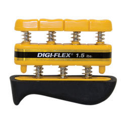 Cando Digi-Flex hand/finger exerciser, 1.5 pounds, yellow