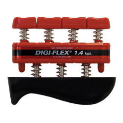 Cando Digi-Flex hand/finger exerciser, 3.0 pounds, red