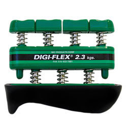 Cando Digi-Flex hand/finger exerciser, 5.0 pounds, green
