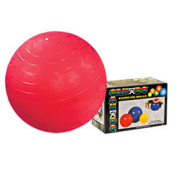 Cando inflatable ball, red, 75cm (30in), boxed