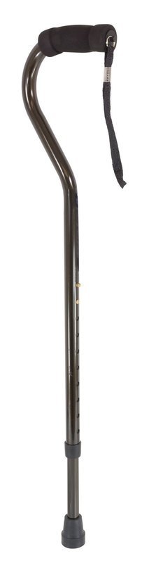 Bariatric Offset Cane, Bronze