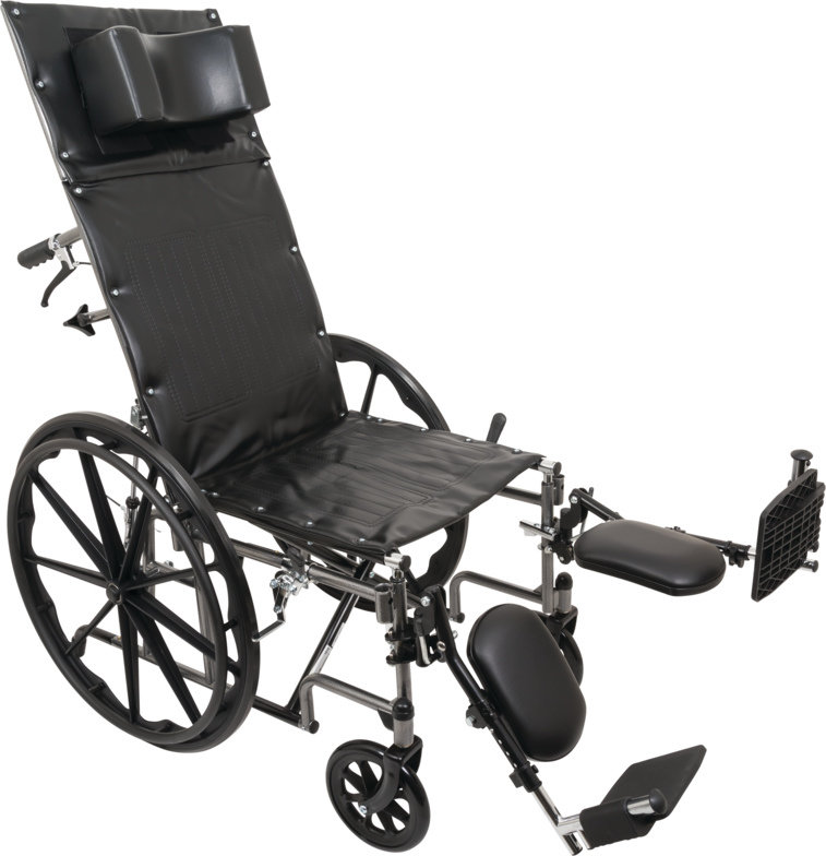 ProBasics Reclining Wheelchair, 18&quot; x 17&quot;, Removable Desk Arms &amp; WCR1816E