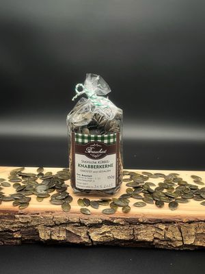 150g  Steirische Kürbisknabberkerne geröstet u. gesalzen