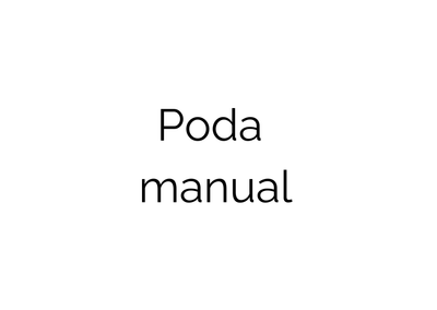 PODA MANUAL