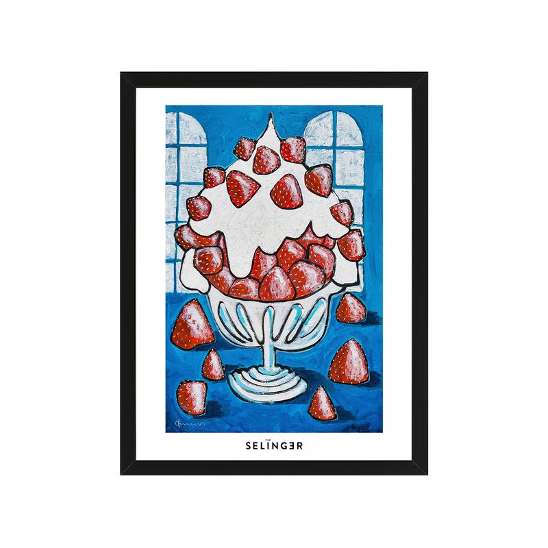 Erdbeeren mit Schlag