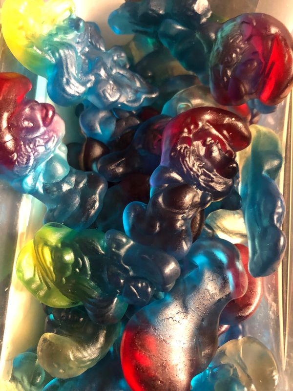 Bonbon schtroumpfs Haribo (100 g)