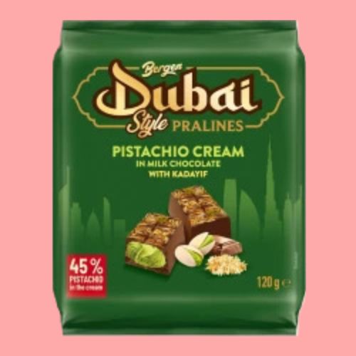 Pralines Dubai style crème pistache  (sachet de 120 g)