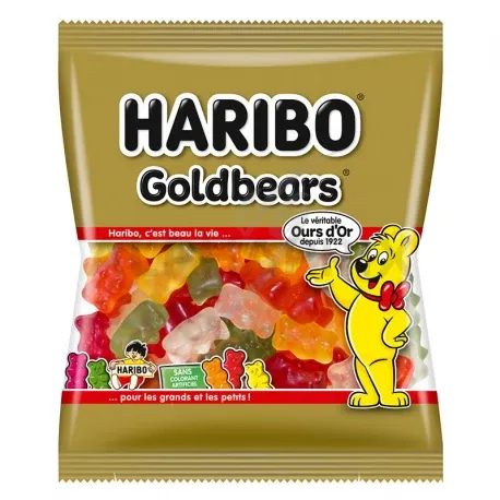 Ours d'or  Goldbear Haribo (sachet de 120 g)