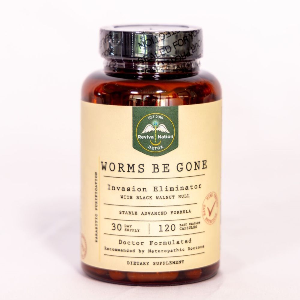 Worms Be Gone + Candida Be Gone Cleanse - Worms Be Gone - Candida Be Gone - Enema Bag - 60 Day Supply