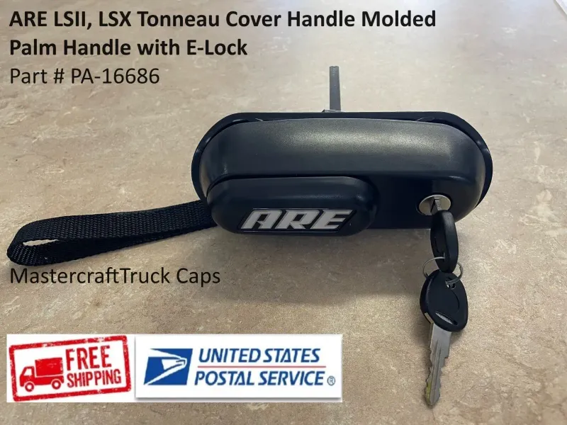 ARE LSII, LSX Tonneau Cover Handle Molded Palm Handle with ELock