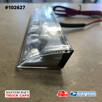 PIT66 LED 3rd Brake Light For Truck Topper/Cap - Recessed Fit For Leer, Century, ARE - Smoke Lens, Chrome Housing