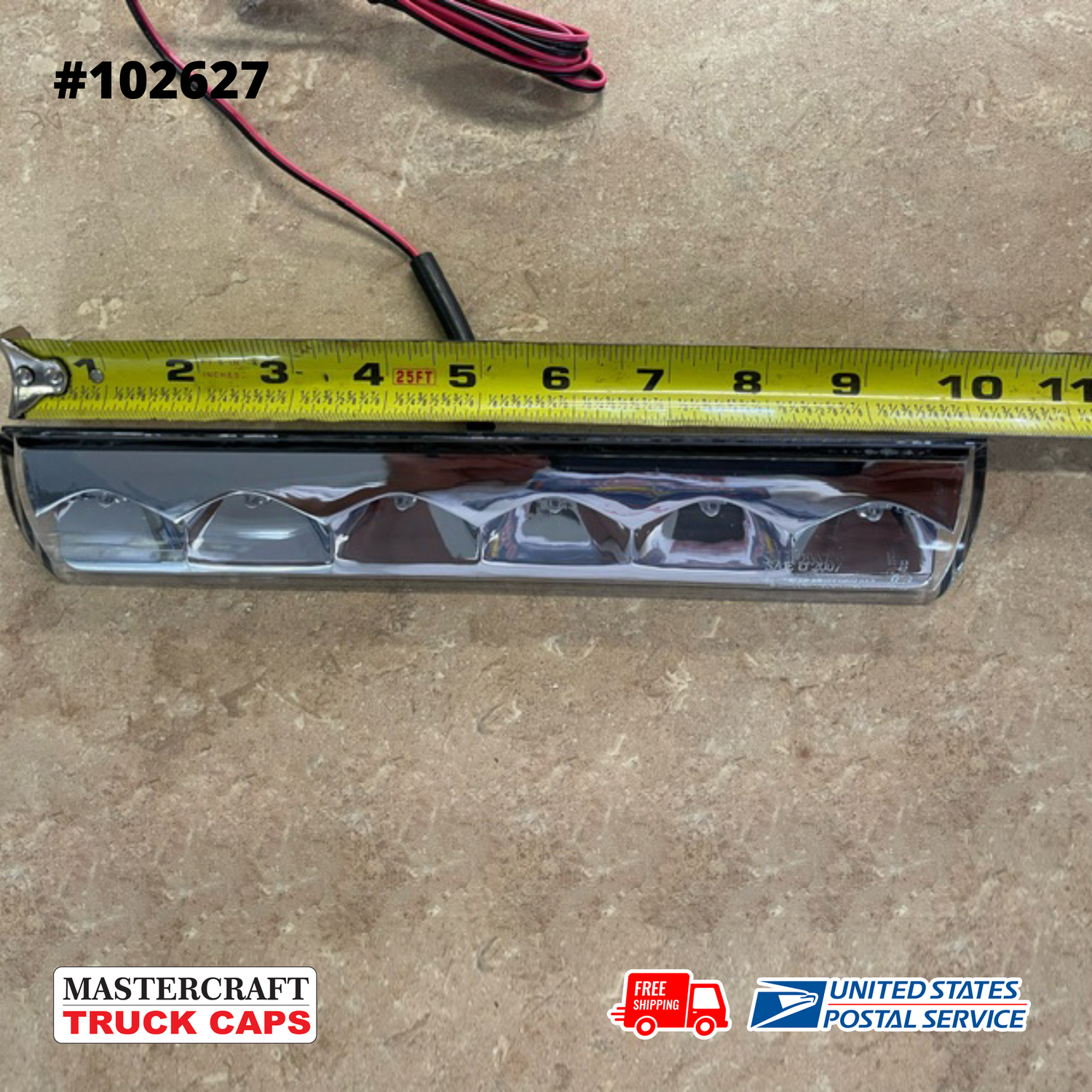 For Truck Cap Topper LED Leer Century Are, Recessed 3rd Third Brake Light Lamp E