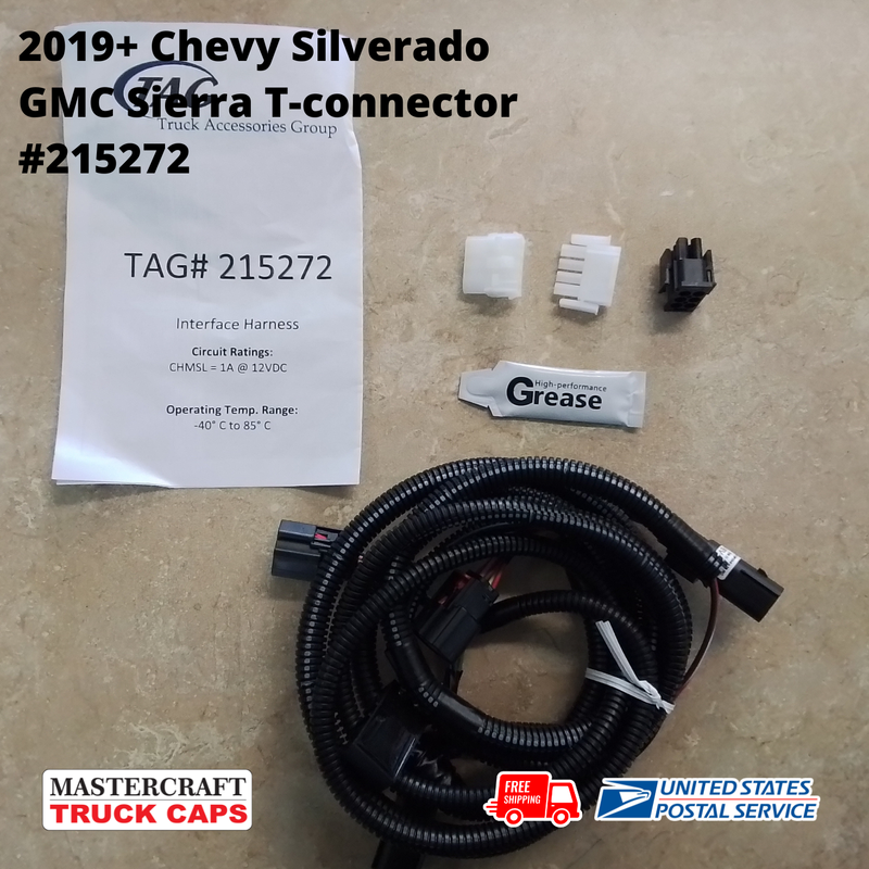 2019+ Chevy Silverado GMC Sierra  No Splice T-connector Wiring Harness