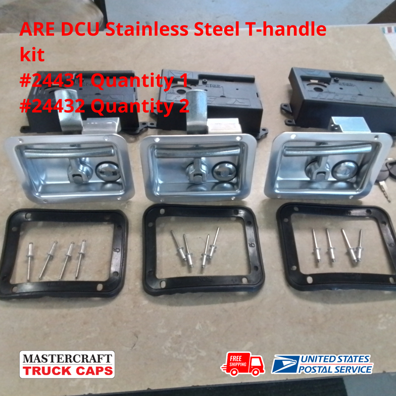 ARE OEM REPLACEMENT STAINLESS STEEL T-HANDLE KIT Generation III handles