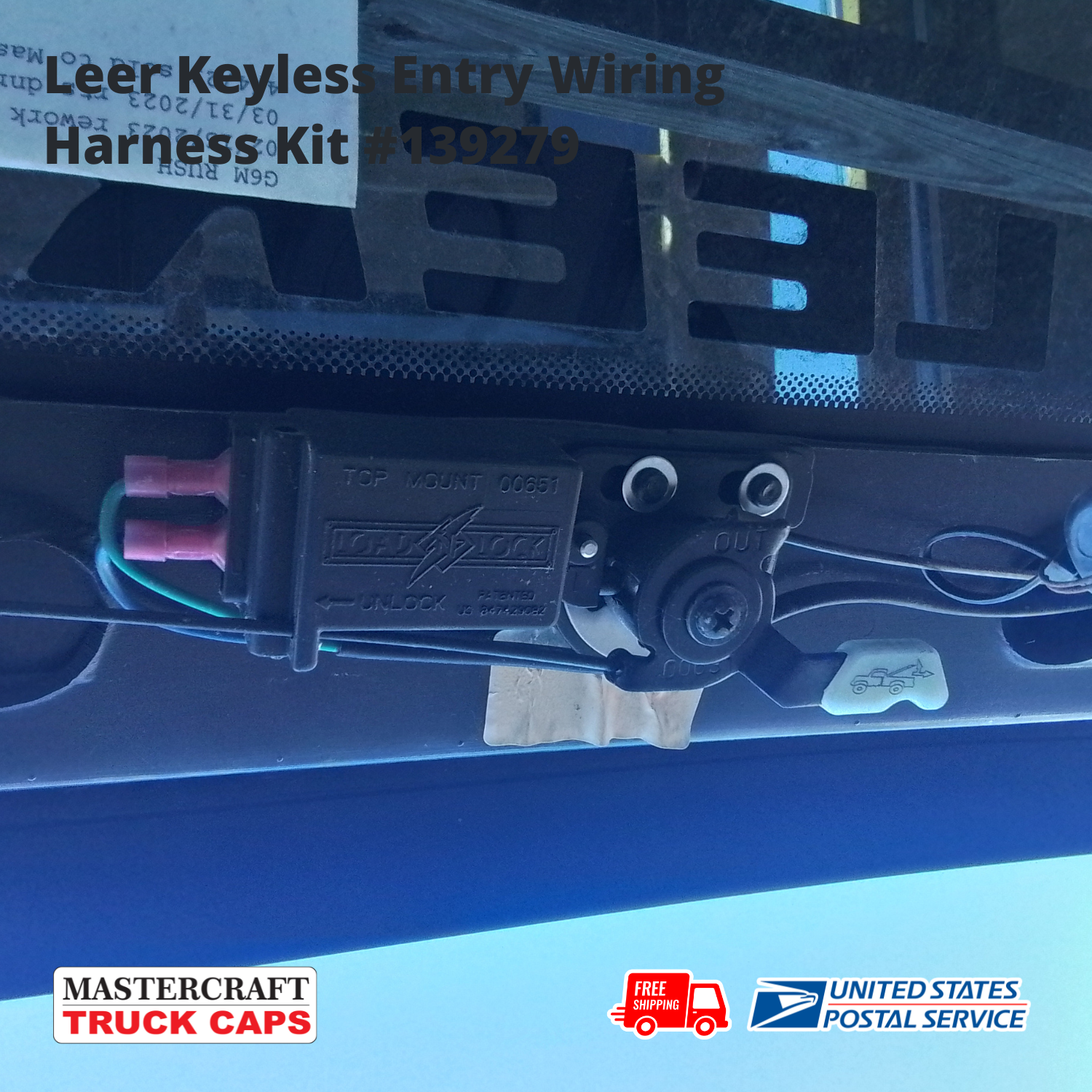 ◇CAP−BLACK FREE size 7/26まで Leer and Century Rear Door Keyless Entry Upgrade Kit #139279