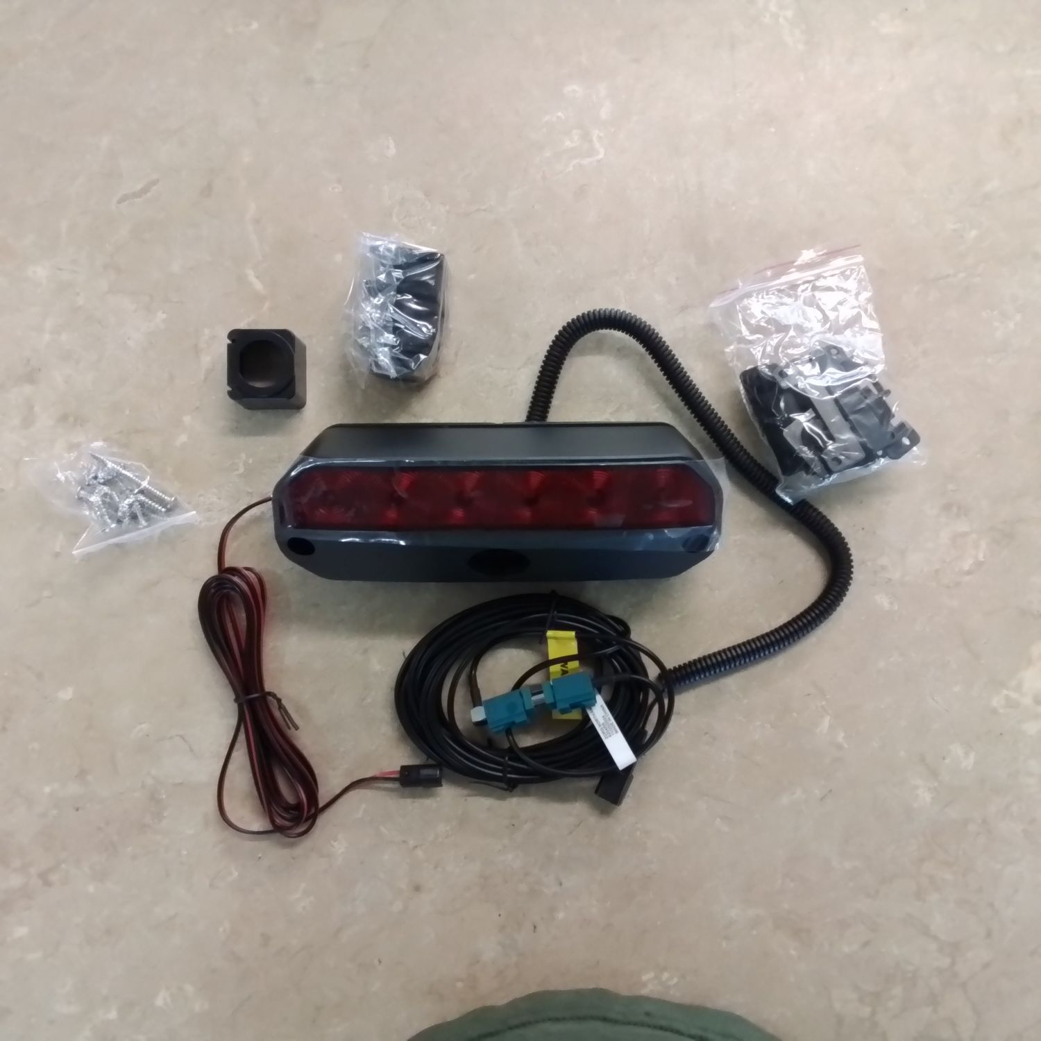 Third Brake light Relocation Kit for Digital Back Up Camera